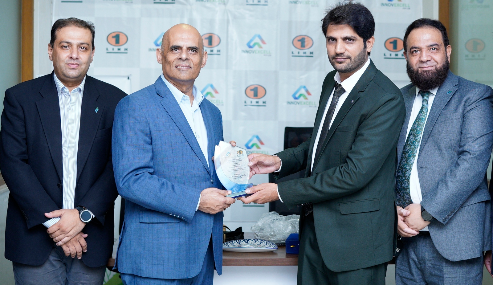 MoU Signing Ceremony between Innovexcell and 1Link